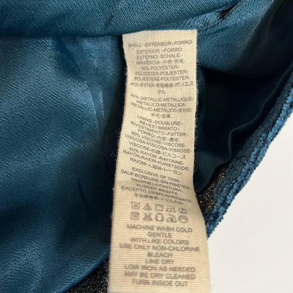 Woven Free People Movin On Teal Mini Skirt Size 4 - Picture 7 of 10